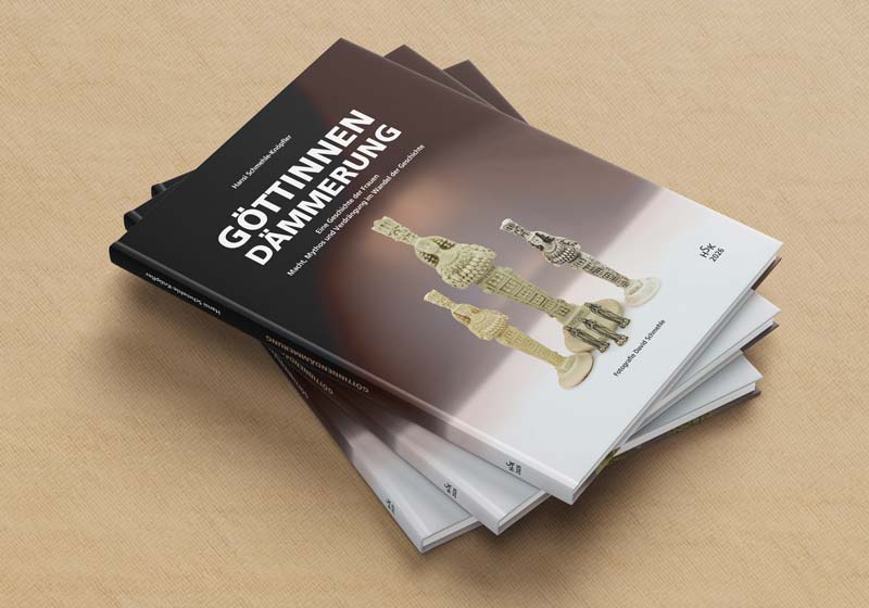 Abbildung Buchtitel zur Ausstellung "Göttinnen Dämmerung"