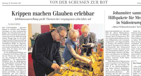 Beitrag aus der Schw&auml;bischen Zeitung 2017
